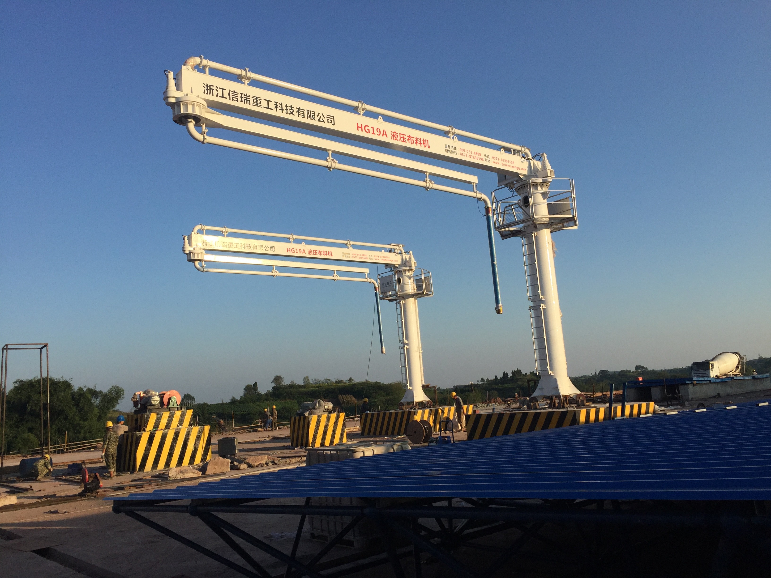 預制梁液壓布料機