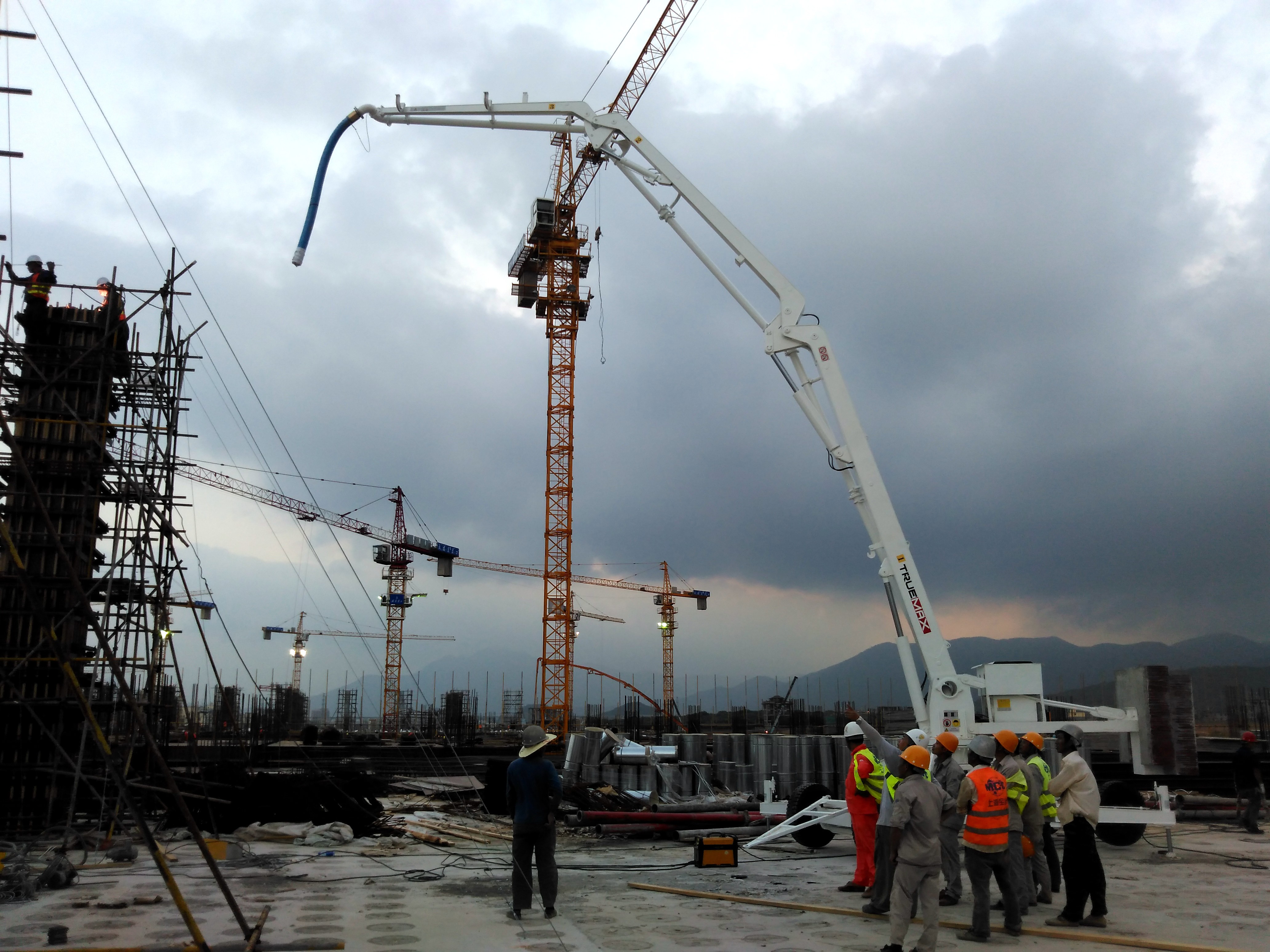 車載混凝土布料機 車載混凝土布料機