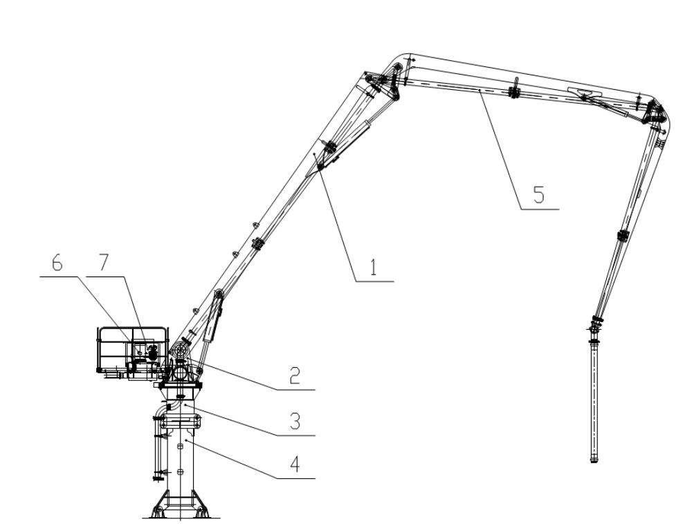 模架布料機結(jié)構(gòu)圖 模架布料機結(jié)構(gòu)圖